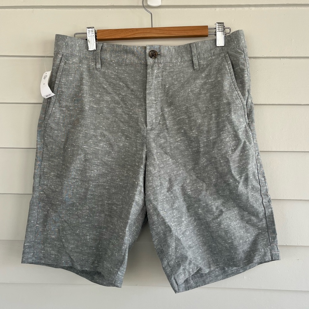 NWT Men’s Gap Linen Look Heathered Shorts